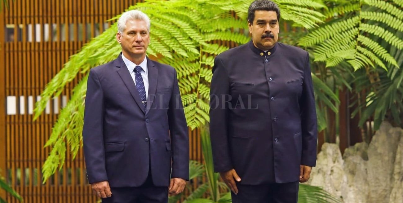 Miguel Díaz-Canel inició su presidencia recibiendo a Nicolás Maduro 