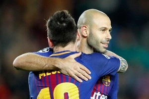 Archivo El Litoral Messi y Mascherano, los emblemas de Argentina y del FC Barcelona