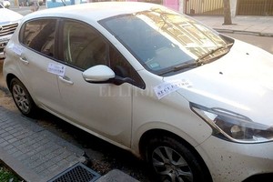 ELLITORAL_220516 |  El Litoral Uno de los autos secuestrados el viernes.
