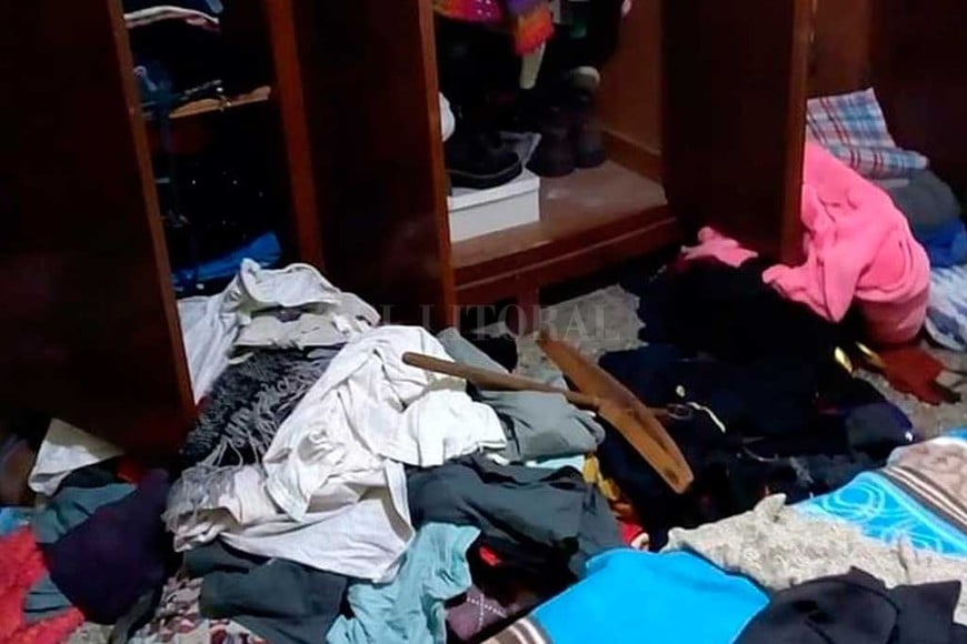ELLITORAL_255249 | Gentileza El estado en que quedaron los ambientes tras el paso de los ladrones.