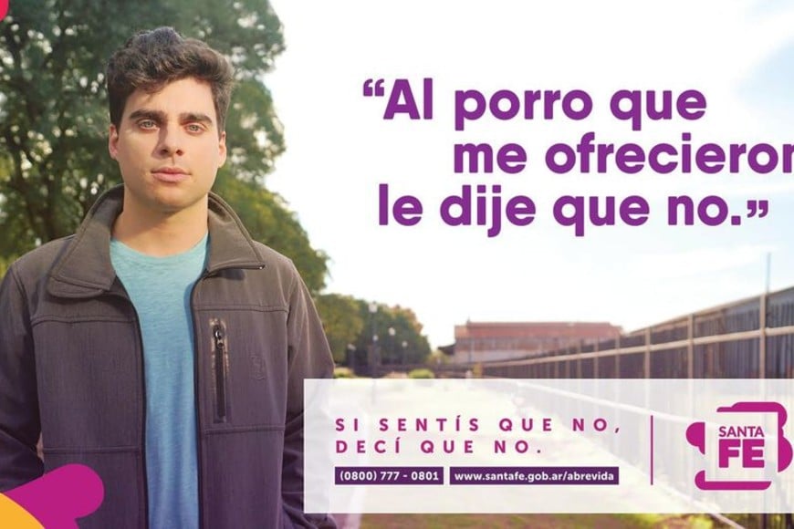 ELLITORAL_216861 |  Gentileza Aprecod La campaña tiene entre sus principales objetivos reflexionar acerca de los consumos, no naturalizarlos ni minimizar los riesgos que conllevan. El enfoque está basado a raíz de trabajo realizado en escuelas, clubes y espacios recreativos.