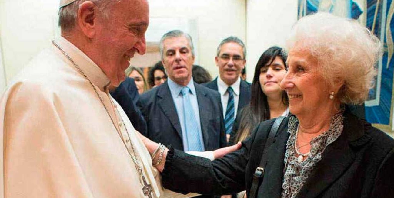 Papa Francisco se reunió con Estela de Carlotto
