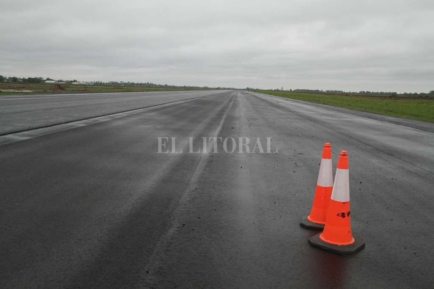 ELLITORAL_194919 |  Guillermo Di Salvatore El aeropuerto de Sauce Viejo se encuentra cerrado por refacciones desde junio.