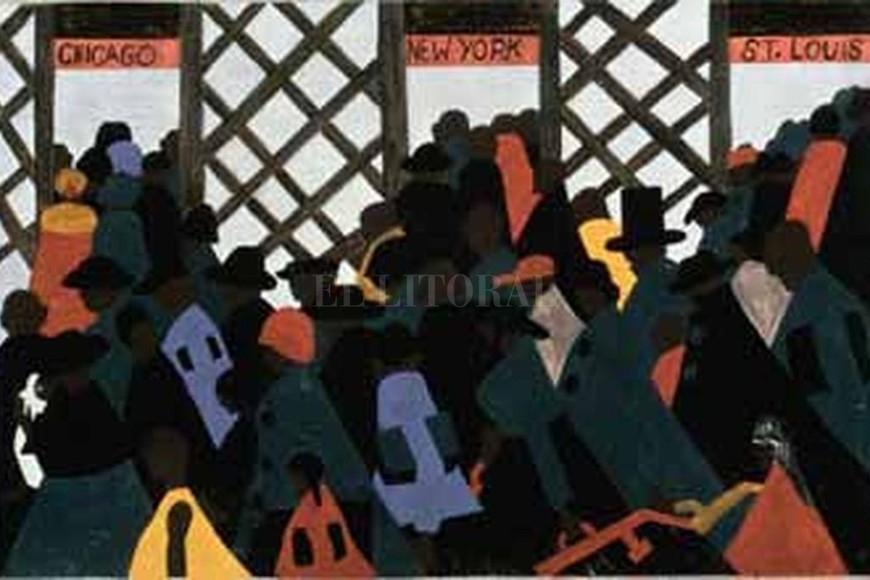 ELLITORAL_256036 |  Captura de pantalla During World War I there was a great migration north , de Jacob Lawrence