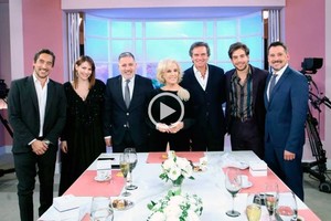 ELLITORAL_255120 |  Twitter La mesa de Mirtha con sus invitados de este sábado por la noche