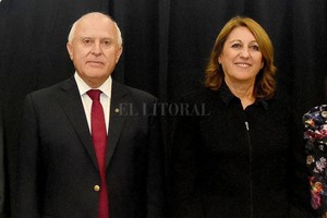 ELLITORAL_270846 |  Archivo El Litoral El gobernador Miguel Lifschitz y la intendenta de Rosario, Mónica Fein.