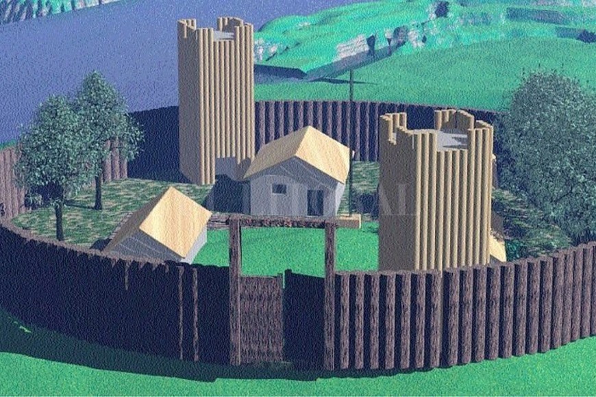 ELLITORAL_255625 | Transmedia VT Así se creía que era el fuerte, pero recientes estudios demostraron que ni la forma circular ni el lugar de emplazamiento son correctos.