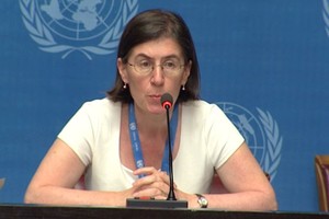 ELLITORAL_215860 |  Internet La portavoz del Alto Comisionado para los Derechos Humanos de la ONU, Liz Throssell.