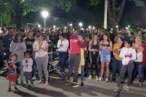 ELLITORAL_273322 |  Gentileza La familia de la víctima pidiendo justicia.