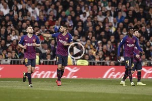 Barcelona goleó a Real Madrid y jugará la final de la Copa del Rey