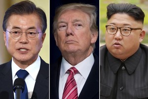 ELLITORAL_212315 |  New York Post Moon Jae-in, Donald Trump y Kim Jong-un.