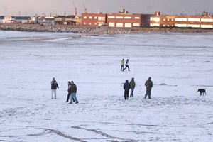 Archivo El Litoral Nevada en Mar del Plata.