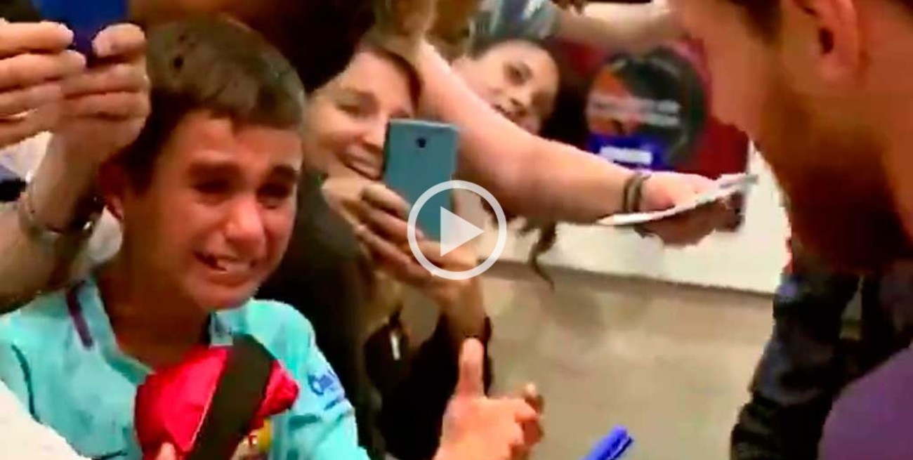 Video: una rosarina le gritó "pecho frío" a Messi