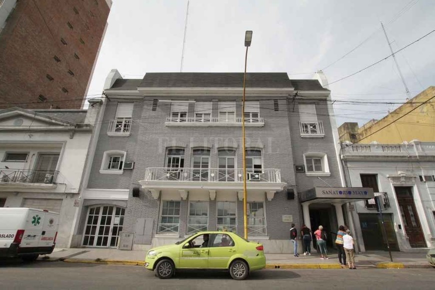 ELLITORAL_236258 |  Mauricio Garín Personal policial acudió hasta el sanatorio pero el médico en cuestión ya no estaba en el lugar.