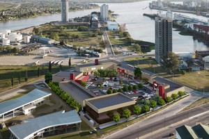 ELLITORAL_243687 |  Maqueta Digital / Gentileza Alem y Marcial Candioti. La ubicación es estratégica para hacer compras al paso y disfrutar de la naturaleza cercana.