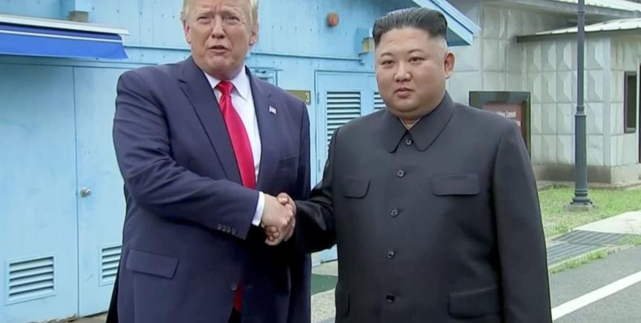 Trump y Kim sorprendieron a todos con un encuentro en la frontera de las coreas