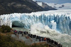 ELLITORAL_223506 |  Archivo El Litoral Las salidas grupales al sur, a destinos como el glaciar Perito Moreno, es uno de los paquetes que vendía la empresa que cerró.