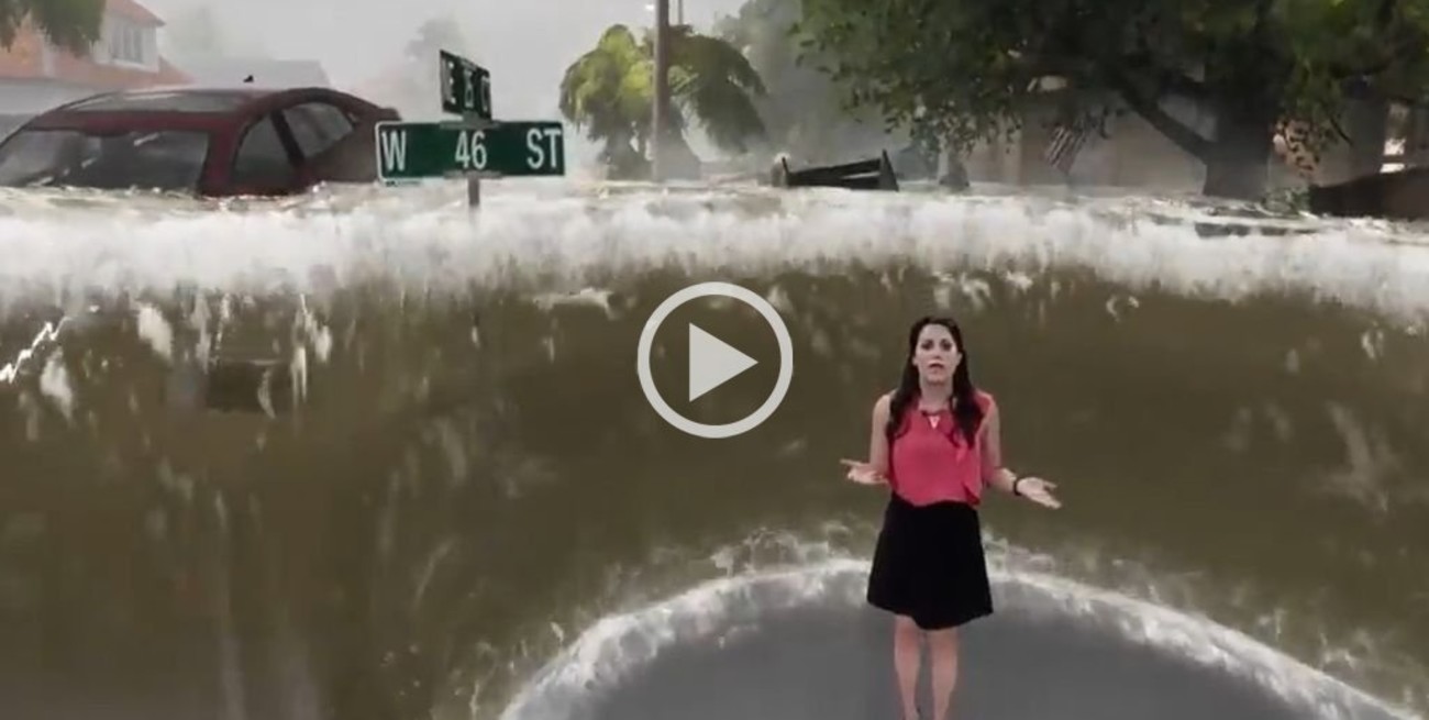 La espectacular animación que muestra los efectos que puede causar el huracán Florence