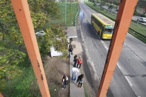 GUILLERMO DI SALVATORE Zona roja. El reclamo de los estudiantes es permanente por la reiteración de los hechos de inseguridad.