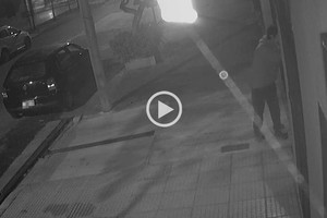 Captura de pantalla El ladrón forzó el portón y se llevó una bicicleta