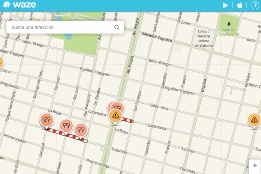 ELLITORAL_236550 |  Captura - Waze Tránsito