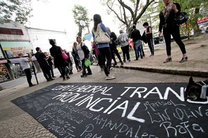 ELLITORAL_250538 |  Pablo Aguirre Una batería de datos por la ampliación de derechos ?entre ellos, el acceso al trabajo? fue presentado este jueves por el Colectivo LGTBI.