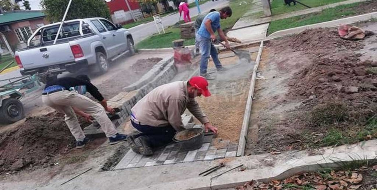 Continúan los trabajos de renovación urbana en San Agustín 