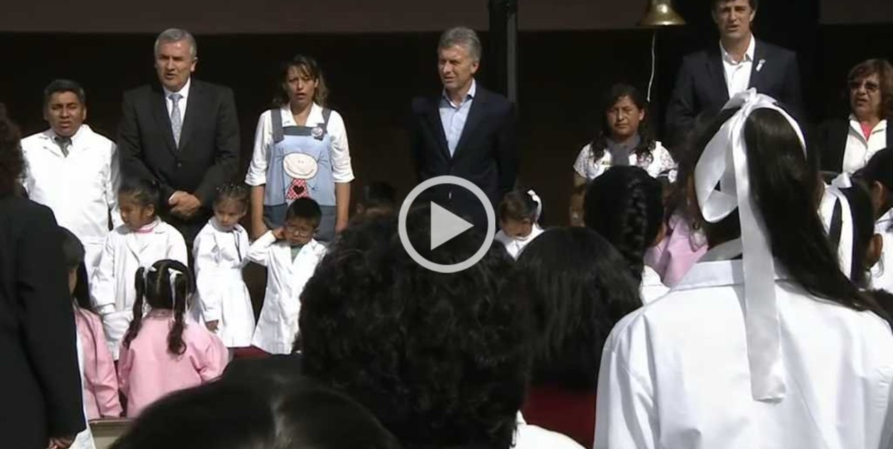 Macri inauguró el ciclo lectivo en Jujuy