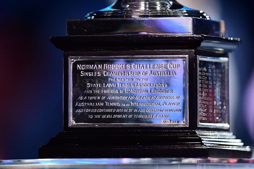 ELLITORAL_200565 |  Australian Open Trofeo que recibe el campeón del Grand Slam australiano.