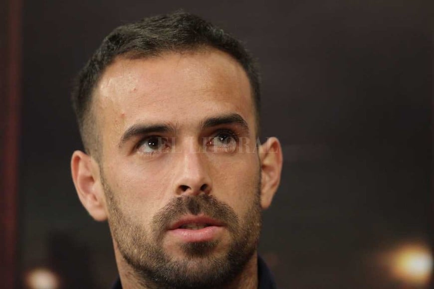 ELLITORAL_185228 |  Manuel Fabatía Matías Fidel Castro, el arquero que renovó por tres años y que está en Unión desde el 2013.