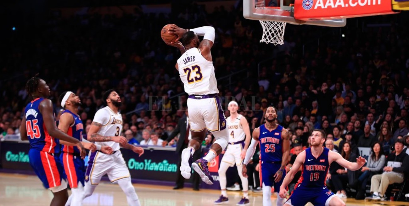 Los Lakers ganaron y siguen como líderes de su conferencia