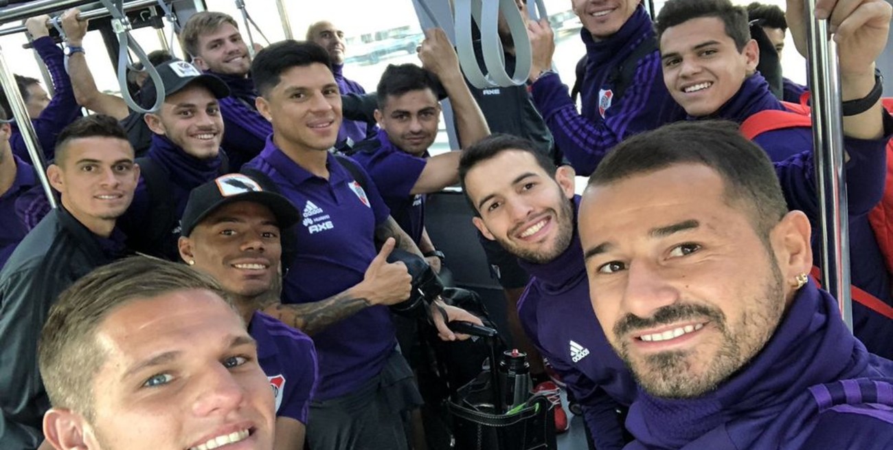 River viajó a Emiratos Árabes Unidos para jugar el Mundial de Clubes