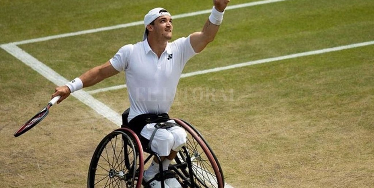 El "Lobito" Fernández buscará el título de Wimbledon en tenis adaptado