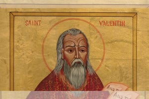 Archivo Retrato de San Valentín de Roma.