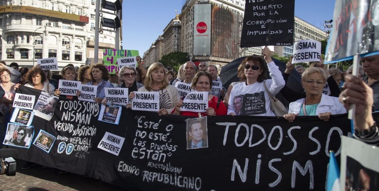 Homenajes y marcha a cuatro años de la muerte de Nisman