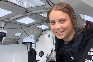 Captura de pantalla Greta Thunberg