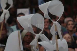 ELLITORAL_241875 |  Mauricio Garín La imagen corresponde a la última marcha recordatoria, el 24 de marzo de 2018.