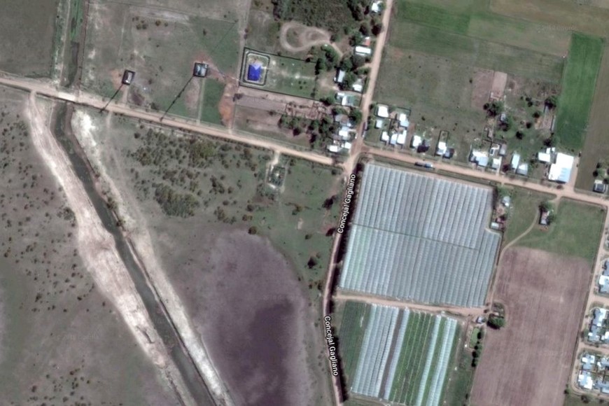 ELLITORAL_221009 |  Google Maps En esta zona, a diez cuadras hacia el oeste de la ruta nacional 11, habrían encontrado el cuerpo.