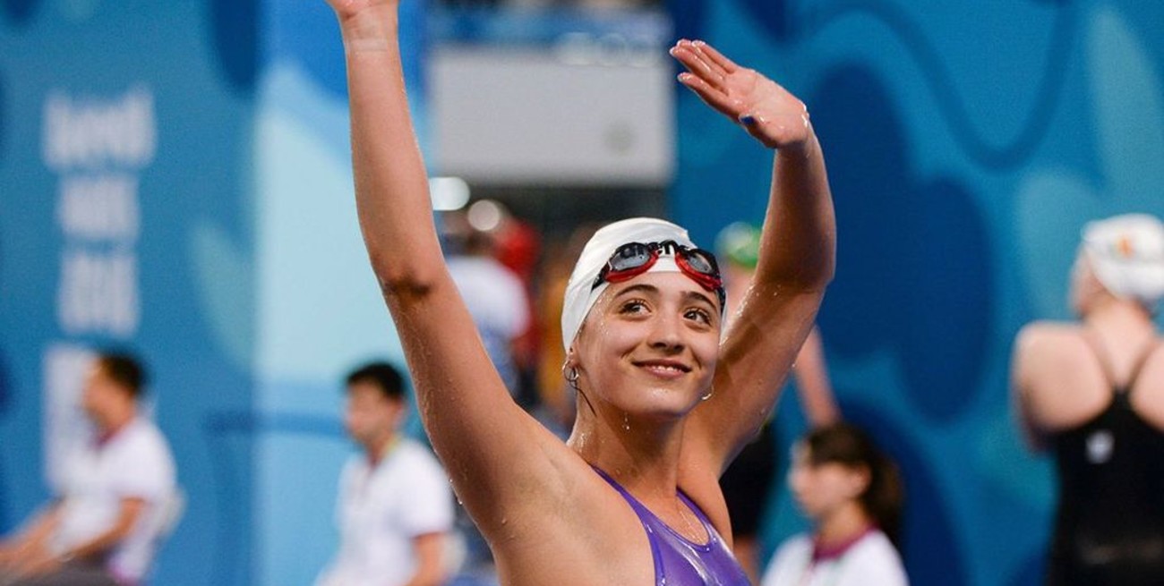 Segunda medalla de plata para la nadadora Delfina Pignatiello