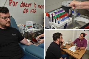 Guillermo Di Salvatore. La extracción tuvo lugar en el banco de Sangre del Hospital Cullen, al que se accede por calle Lisandro de la torre.