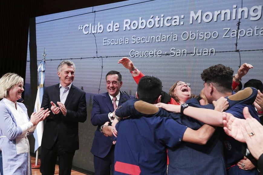 ELLITORAL_261828 |  fede.mellado zzzznacp2NOTICIAS ARGENTINAS BAIRES, SEPTIEMBRE 9: El presidente Mauricio Macri durante el acto de entrega de los premios "Maestros Argentinos 2019", que se realizó en el CCK. Foto NAzzzz