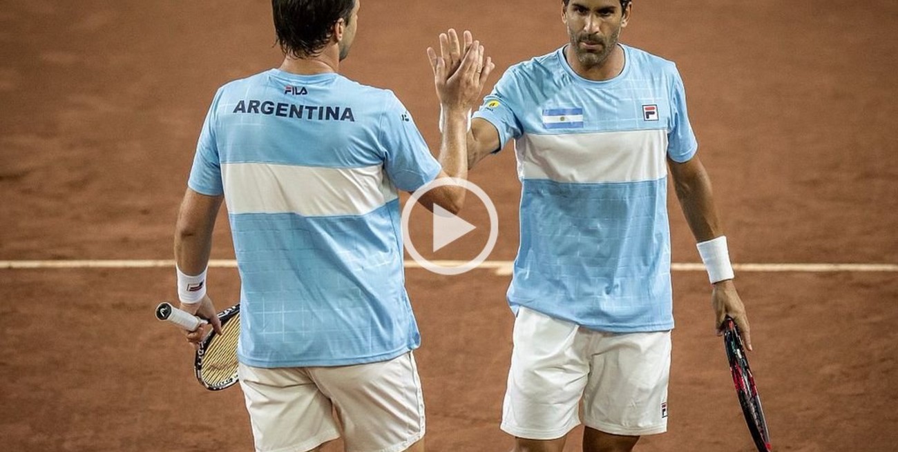 Copa Davis: Argentina ganó el dobles y barrió 3-0 la serie ante Colombia 