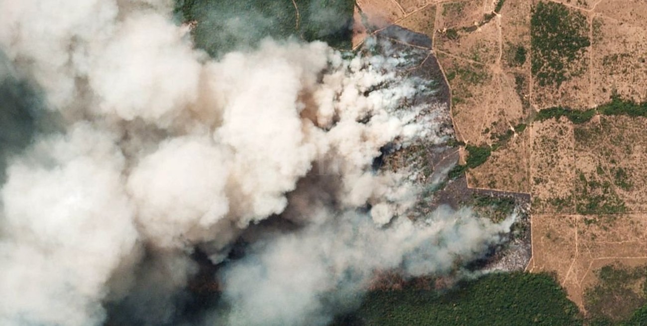 El humo de los incendios en el Amazonas llegó al norte de Argentina