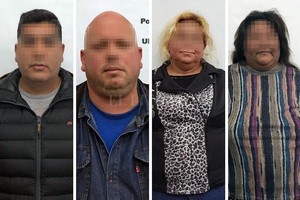 Gentileza Los cuatro detenidos en los operativos realizados por la PSA.