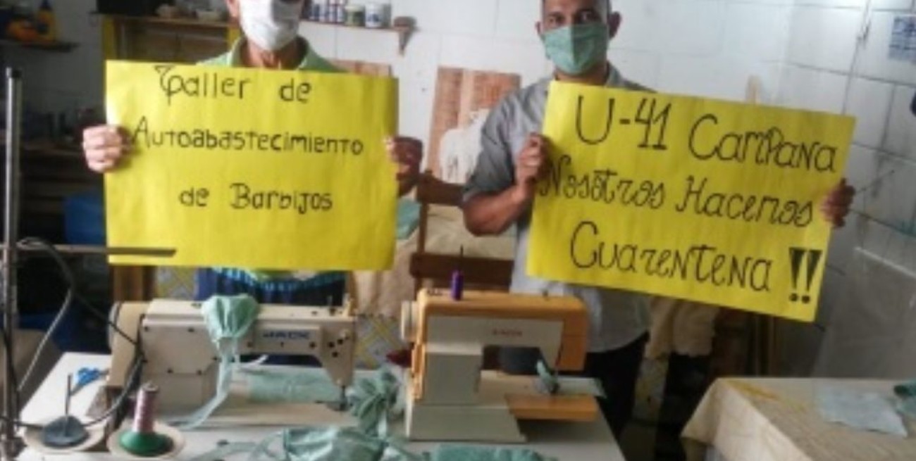 Internos de penales bonaerenses fabricarán 3.000 barbijos diarios para prevenir el coronavirus