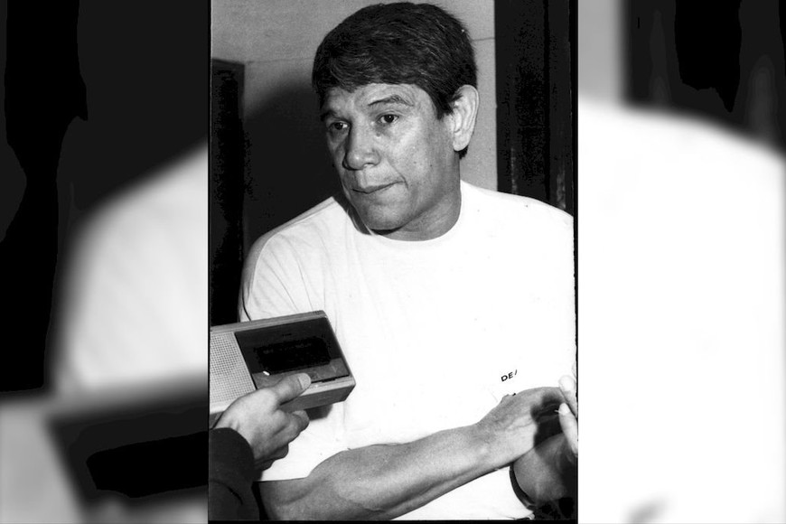 ELLITORAL_260719 |  Archivo El Litoral Monzón en 1994. Imagen captada en la Unidad Penal de Las Flores, ciudad de Santa Fe.