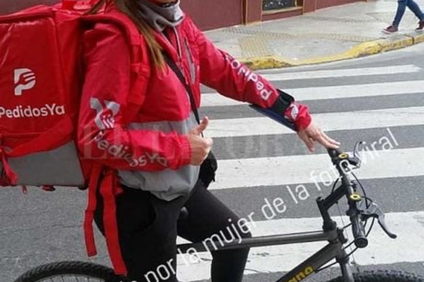 ELLITORAL_265291 |  Reverso Foto enviada por WhatsApp el 4 de octubre de 2019 por la protagonista de la foto viral.