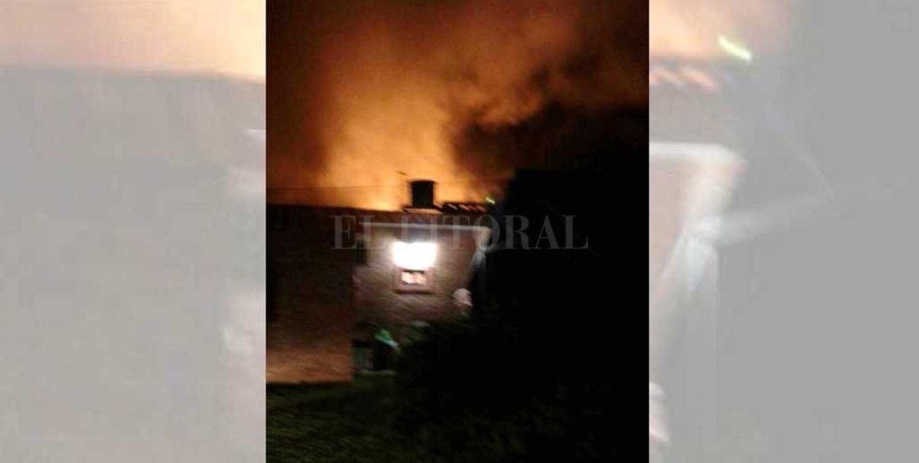 Se incendió una vivienda en Colastiné norte