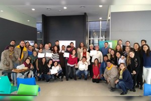 ELLITORAL_218893 |  Gobierno de la provincia. Formación. Antes de empezar a desempeñarse en el nuevo bar del Cemafe, los trabajadores de Emilianas recibieron una capacitación especial.