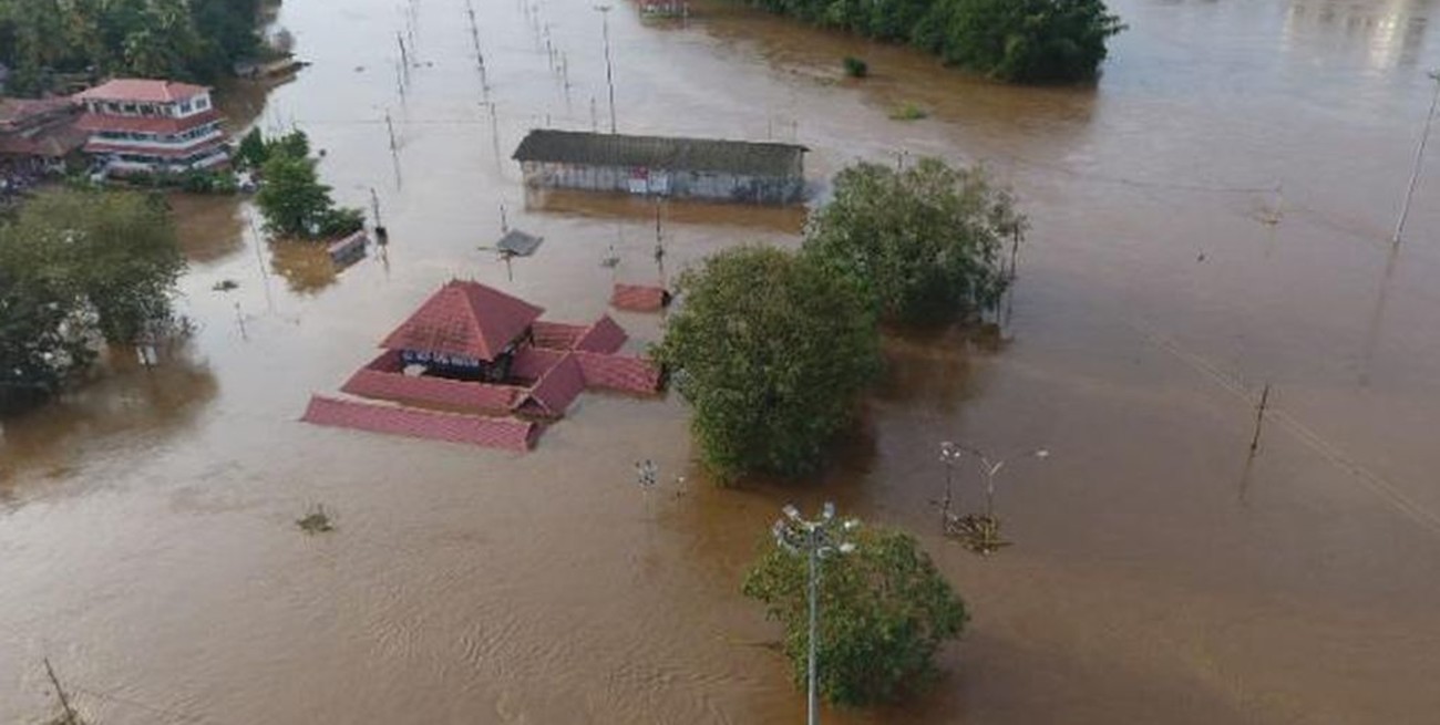 Al menos 39 muertos en inundaciones en el sur de la India 